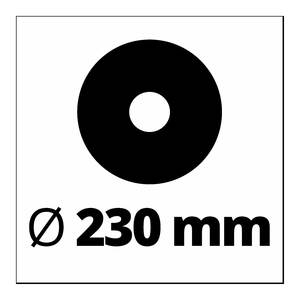 Soporte de Aluminio Einhell TS 230 1 para Amoladora de 230 mm de Diámetro 4431051, Herramienta para Cortar y Pulir con Amoladora Angular - Product Image 3