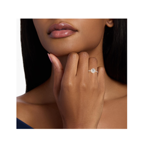 Bague de fiançailles vintage en diamant pour femme |   Design Halo, Haute Qualité, Éclat Étonnant, Charme Élégant - Product Image 4