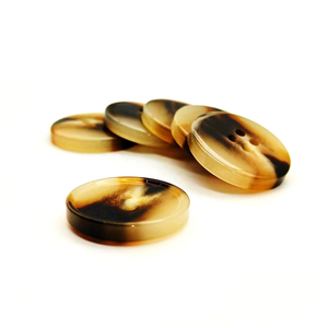 Gran oferta de botones de resina nacarada de 4 agujeros, botones decorativos rectangulares ecológicos Moonlight Flatback para camisas vaqueras Pearl - Product Image 1