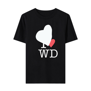 เสื้อยืดผ้าฝ้ายพิมพ์ลายตัวอักษร,เสื้อยืดขนาดใหญ่พิเศษสำหรับผู้ชายพิมพ์ลายได้ตามต้องการ - Product Image 1