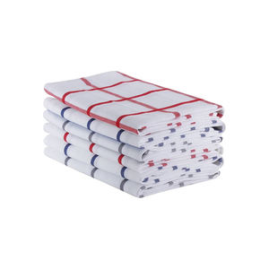 Meilleures ventes de serviettes de cuisine en pur coton brodées personnalisées de haute qualité avec logo personnalisé - Product Image 5