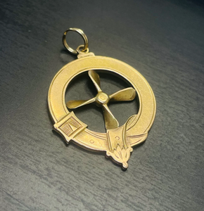 Trendy Unique Antique Heavy 18K Yellow Gold Nautical <b>Ship</b> <b>Wheel</b> Large Pendant Quality Best Nautical <b>Ship</b> <b>Wheel</b> Handmade Decor - Product Image 1