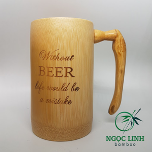 Tasse à thé en bambou 100% fabriquée à la main/tasse à café en bambou/tasse en bambou avec pailles, parfaite pour contenir des boissons fabriquées - Product Image 3