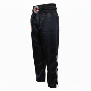 Pantalon de jogging décontracté en toile personnalisé avec logo pour hommes - Idéal entraînement de kickboxing, finition délavée, séchage rapide et respirant - Product Image 4