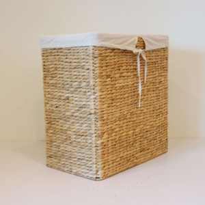 ที่เก็บของในบ้านที่เก็บของในครัวตะกร้าสี่เหลี่ยมใส่น้ำผักตบชวา - Product Image 6