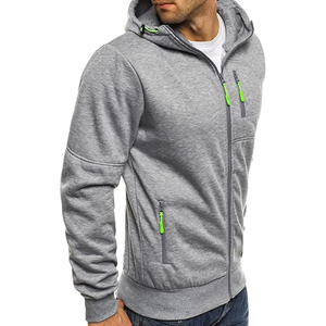 Sweat à capuche unisexe vintage décontracté personnalisé, fermeture éclair, 100% coton molletonné, écologique, respirant, séchage rapide, haute qualité, vente en gros - Product Image 1