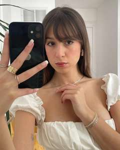 Pulsera de Tenis Clásica de Circonita Cúbica de 3 mm Chapada en Oro de 14K, Pulseras Hipoalergénicas para Mujer, Pulseras de Tenis con Diamantes Simulados - Product Image 6