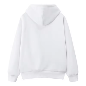 เสื้อมีฮู้ดผ้าฝ้าย100% โอเวอร์ไซส์สำหรับทุกเพศมีกระเป๋าเปล่าขนาดใหญ่สั่งติดป้ายโลโก้ได้ตามต้องการ - Product Image 1