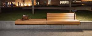 Teak <b>wood</b> <b>slat</b> 150x15x3 cm natural fine sanding outdoor replacement panel for concrete bench thick seat plank villa garden park - Product Image 4
