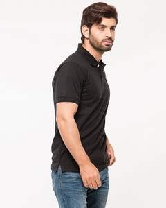 Vente en gros OEM grande taille pour hommes 100% coton pour polos respirant à manches courtes brodé sport loisirs chemises de golf - Product Image 5