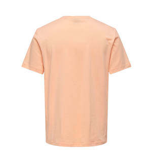 T-shirt léger en trois mélanges pour hommes Pêche - Product Image 4