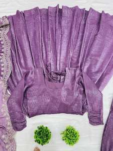 Vestido de Fiesta Maxi para Mujer Fendy con Lentejuelas y Dupatta Multibordada, Favorece Todos los Tipos de Cuerpo, Reversible, Sin Arrugas, Venta al Por Mayor - Product Image 6