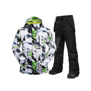 Winter <b>Snow</b> Jacket And Pants Set With Thermal Lining For Outdoor Sports Men Ski <b>Suit</b> In Low Moq - Product Image 3