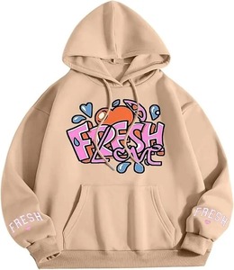 Pull à Capuche Confortable et Doux Broderie Classique de Dessin Animé 3D pour l'Hiver avec Logo Personnalisé à la Mode - Product Image 6