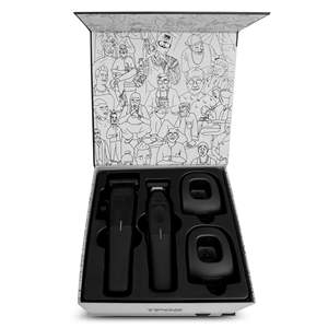 Tondeuse à cheveux sans fil pour hommes Play Barber 7500 tr/min, poignées en caoutchouc, lame en acier inoxydable, USB - Product Image 2