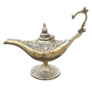 Lámpara de Aladino decorativa de latón de alta calidad con acabado pulido de grabado para decoración del hogar Metal Aladdin Chirag - Product Image 5