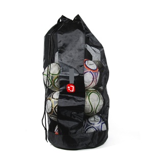 Heavy-Duty Oxford Mesh Sports Gym Backpack Volleyball Football Soccer Tennis Ball Sack with <b>String</b> Closure for Sports Use - Product Image 6