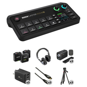 Newest RODECasters <b>Video</b> S All-in-One Production <b>Console</b> 3-Camera Creator Kit - Product Image 1