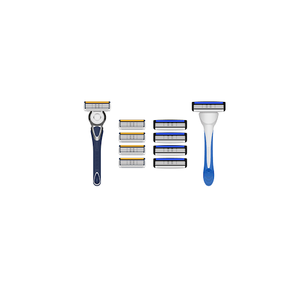 Rasoir de sécurité à double tranchant en acier inoxydable de haute qualité pour hommes pour raser le visage, les cheveux et le corps - Product Image 2