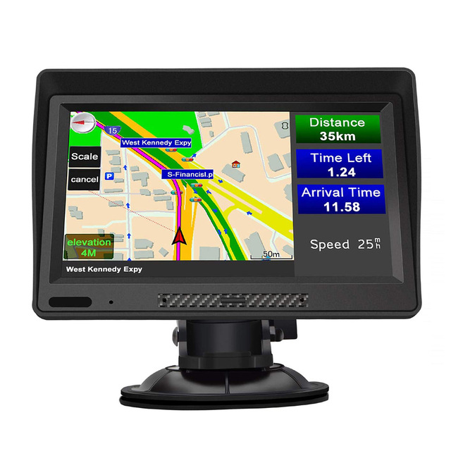 Portable Truck GPS Navigation 9 Inch Wince 6.0 256MB+16GB Car Navigation GPS Touch Screen Newest Map GPS Navigator