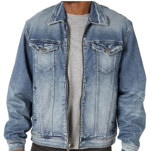 <b>Men</b> Denim <b>Jean</b> Jacket Casual Outwear Fall Jacket Denim Button up Coat Oversize Denim Jacket for <b>Men</b> - Product Image 1