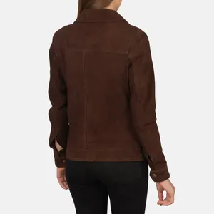 เสื้อคลุมหนังกลับสำหรับผู้หญิง - Product Image 3