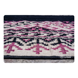 Durable Eco-Friendly PET Yarn Rug Handwoven Inkari Flatweave Carpet for Living Room and Bedroom Durable Plush Floor <b>Mat</b> - Product Image 4