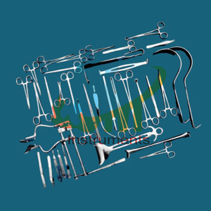 Ensemble d'instruments de laparotomie de base, 108 pièces, acier inoxydable de qualité médicale, norme allemande, outils chirurgicaux |   OldMed - Product Image 4