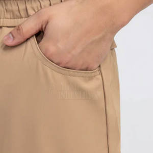 กางเกงจ็อกเกอร์ทรงตรงสำหรับผู้ชาย น้ำหนักเบา ขายดีที่สุด ผลิตจากผ้าฝ้าย 100% ซักแล้ว ใส่สบาย คุณภาพพรีเมียม ผลิตในปากีสถาน - Product Image 4