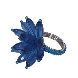 ANNEAU DE SERVIETTE EN MÉTAL DE DESIGNER DE PERLES DE COULEUR POUR LA DÉCORATION DE NOËL ET DE MARIAGE ANNEAU DE TISSU DE SERVIETTE - Product Image 2