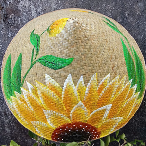 Chapeau conique feuille de palmier pour festivals | Souvenir de tourisme | Marque privée acceptée - Product Image 5