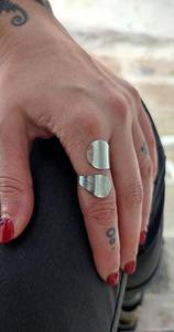 Anneau en laiton brut, anneau en laiton massif, anneau réglable, anneau brut, base d'anneau, cerceau en laiton brut, connecteur de boucle, accessoires en laiton brut - Product Image 3