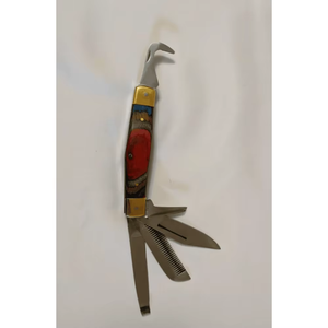 Farrier todo en uno, cuchillo multiusos para pezuña, peine para pezuña 5 1, Kit de transporte, instrumentos veterinarios para el cuidado de mascotas - Product Image 5