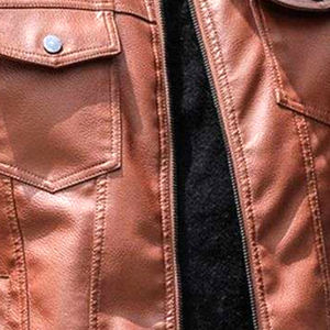 Vente chaude nouvelle mode hommes hiver Biker veste en cuir-haute qualité léger imperméable coupe-vent pas cher prix - Product Image 6