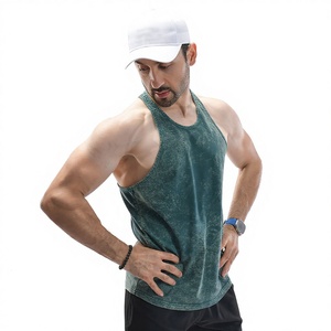 Chaleco de entrenamiento de estilo informal de poliéster 100% para hombre, camiseta sin mangas de secado rápido con logotipo personalizado, estilo informal de moda para hombre - Product Image 1