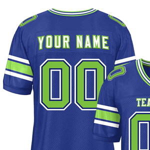 Camisetas de Fútbol Americano de Diseño Nuevo OEM, Manga Corta, Estampadas, Tallas Grandes, Personalizadas, Sublimadas, al por Mayor - Product Image 5