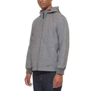 Veste de chasse imperméable en softshell de couleur grise pour le camping - Product Image 4