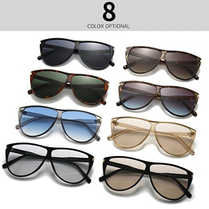 แว่นกันแดดแฟชั่นทรงใหญ่ ดีไซน์โดดเด่น รับผลิตแบบ OEM ป้องกันรังสียูวี 400 ป้องกันแสงสะท้อน เหมาะสำหรับขับรถ ใช้ได้ทั้งผู้ชายและผู้หญิง สไตล์วินเทจ ขายส่ง เลนส์หลากสี แว่นกันแดดผู้ชาย รับทำโลโก้ ทรงวงรี - Product Image 3