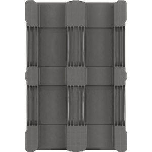 พาเลทพลาสติก HDPE CRAEMER ขนาด 1200x800x160 มม. พร้อมรางล็อค 3 ราง - Product Image 5