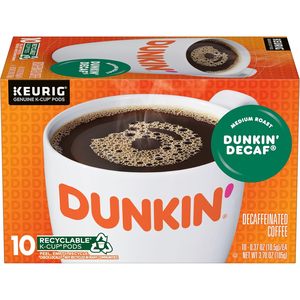 Café Descafeinado Tostado Medio Dunkin', 10 Cápsulas Compatibles con Keurig K-Cup - Product Image 6