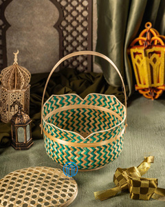 Handmade Bamboo Ramadan Gift <b>Box</b> 2026 Natural Basket for Festival Decorations - Product Image 3