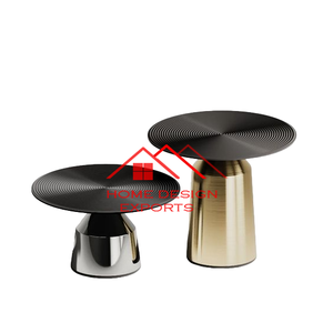 Mesa de centro de mármol de 2 neumáticos de lujo Morden Hme sala de estar deshierbe y decoración de Bar mesa de centro superventas muebles al por mayor - Product Image 5