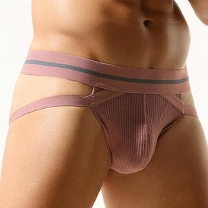 Tanga Sexy para Hombre, Moderno y Ecológico, 100% Algodón, Ligero, Transpirable, Ultrafino, de Malla, Cómodo, Elástico, Clásico - Product Image 3