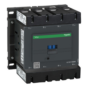 Contattore Schneider Electric LC1D115004M7 TeSys D 4P(4 NO) AC-1 <= 440V 200A 220V AC 50/60 Hz con Bobina - Product Image 1