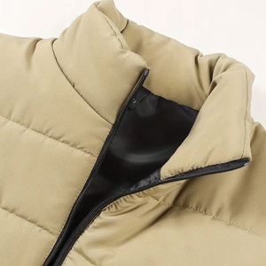 Chaleco acolchado transpirable de alta calidad para hombre, diseño personalizado y tela de lona ajustable, recién llegado para invierno transpirable OEM - Product Image 3