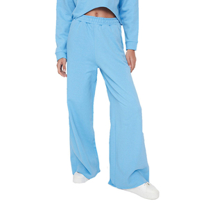 Haute qualité femmes hiver Gym Jogger pantalons de survêtement décontracté plat avant coupe régulière respirant - Product Image 1