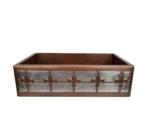 Fregadero moderno de cobre sólido para cocina y baño, grabado a mano, atractivo producto de venta caliente sin grifo - Product Image 2