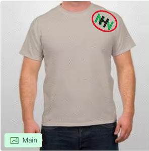 เสื้อยืดผ้าฝ้าย100% สำหรับผู้ชายเสื้อยืดถักลำลองแขนสั้นขนาดใหญ่พิเศษพิมพ์โลโก้ได้ตามต้องการ - Product Image 3