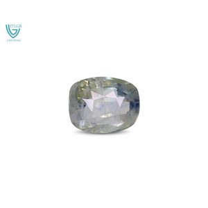 Zafiro bicolor de 4.02 quilates (Pitambari) facetado radiante, piedra suelta, topacio azul real con ópalo, gema natural - Product Image 1