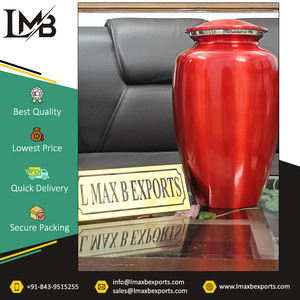 Mayorista líder de urnas de cremación de suministros funerarios de metal multicolor/urnas de aluminio para cenizas humanas de la India - Product Image 5